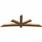 Ekena Millwork Alberta Smooth Timber Gable Bracket, Western Red Cedar, 96"W x 36"H x 3 1/2"D x 5 1/2"F, 9/12 Pitch GBW096X36X0406ALB00SWR - alternate 4